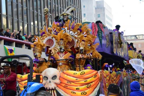 Krewe of Zulu Parade during Mardi Gras