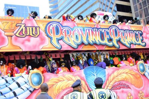 Krewe of Zulu Parade during Mardi Gras