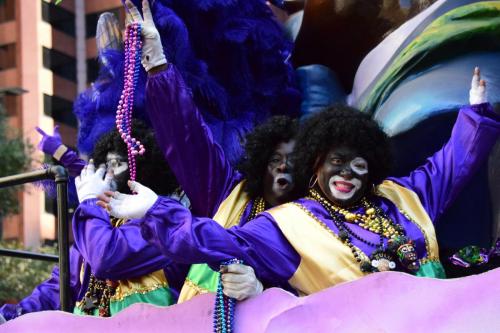 Krewe of Zulu Parade during Mardi Gras