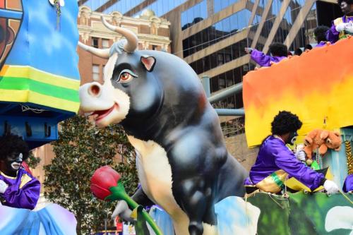 Krewe of Zulu Parade during Mardi Gras