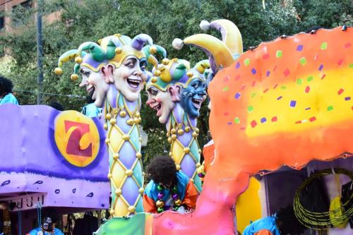 Krewe of Zulu Parade during Mardi Gras