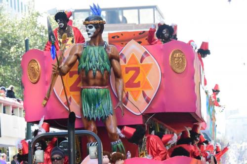 Krewe of Zulu Parade during Mardi Gras