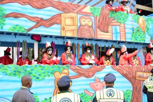 Krewe of Zulu Parade during Mardi Gras