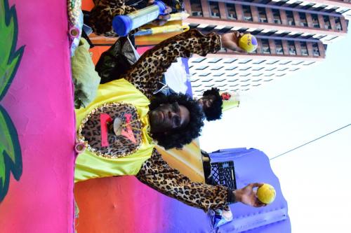 Krewe of Zulu Parade during Mardi Gras