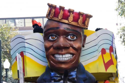 Krewe of Zulu Parade during Mardi Gras
