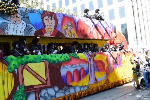 Krewe of Zulu Parade during Mardi Gras