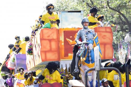 Krewe of Zulu Parade during Mardi Gras