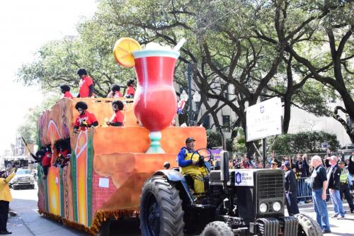 Krewe of Zulu Parade during Mardi Gras
