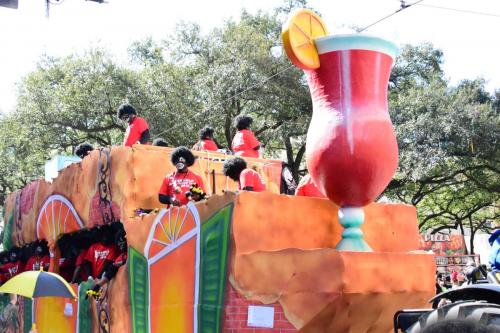 Krewe of Zulu Parade during Mardi Gras