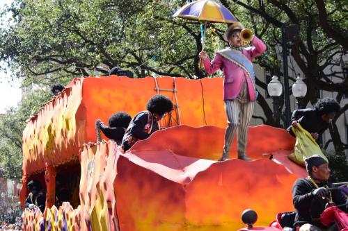 Krewe of Zulu Parade during Mardi Gras