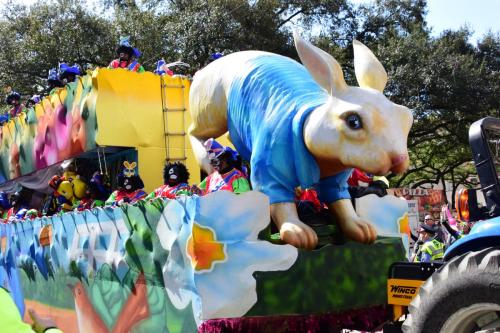Krewe of Zulu Parade during Mardi Gras