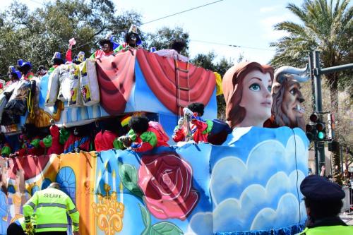 Krewe of Zulu Parade during Mardi Gras