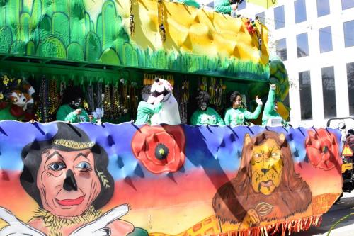 Krewe of Zulu Parade during Mardi Gras