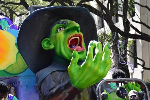 Krewe of Zulu Parade during Mardi Gras