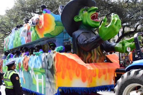Krewe of Zulu Parade during Mardi Gras