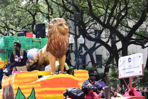 Krewe of Zulu Parade during Mardi Gras