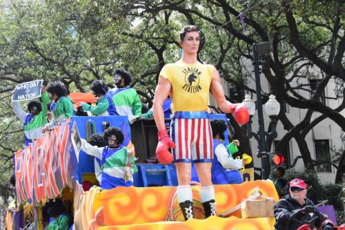 Krewe of Zulu Parade during Mardi Gras