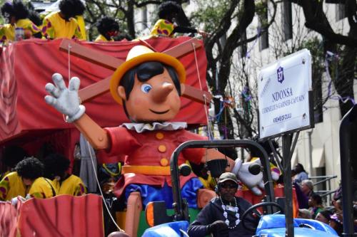 Krewe of Zulu Parade during Mardi Gras
