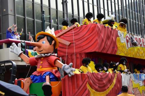 Krewe of Zulu Parade during Mardi Gras