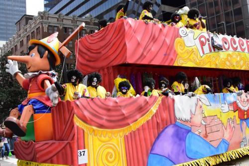 Krewe of Zulu Parade during Mardi Gras