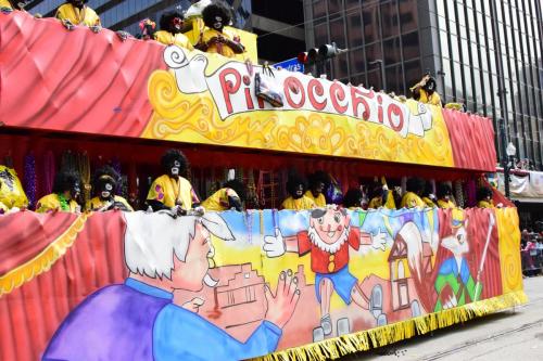 Krewe of Zulu Parade during Mardi Gras