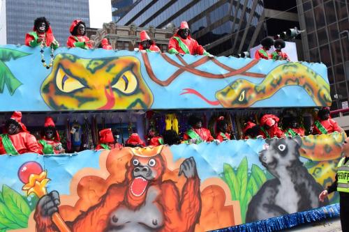 Krewe of Zulu Parade during Mardi Gras