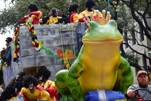 Krewe of Zulu Parade during Mardi Gras