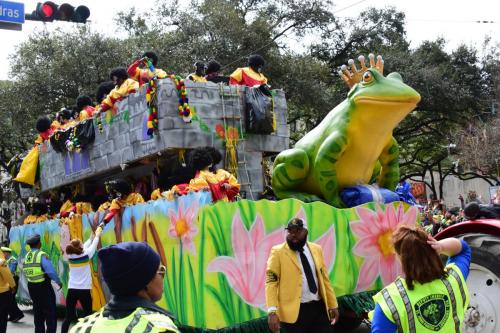 Krewe of Zulu Parade during Mardi Gras