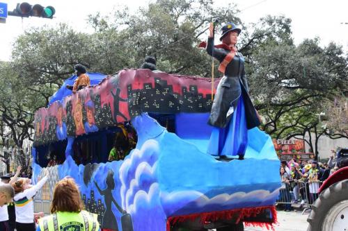 Krewe of Zulu Parade during Mardi Gras