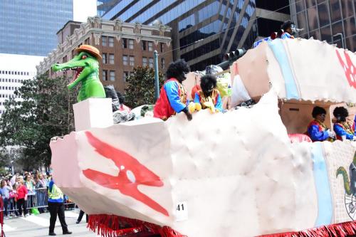 Krewe of Zulu Parade during Mardi Gras