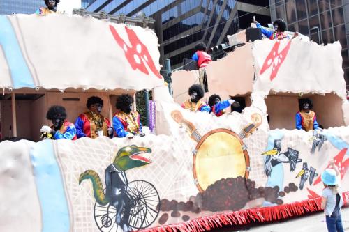 Krewe of Zulu Parade during Mardi Gras