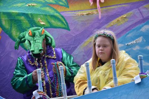 Bayport Parading Society and  Mystic DJ Riders Mardi Gras Parade