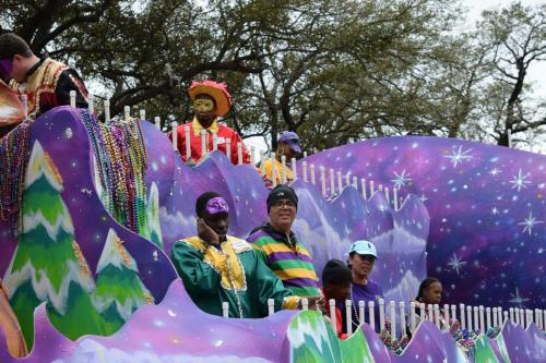 Bayport Parading Society and  Mystic DJ Riders Mardi Gras Parade