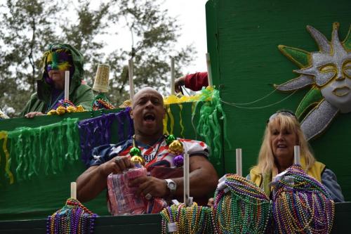 Bayport Parading Society and  Mystic DJ Riders Mardi Gras Parade