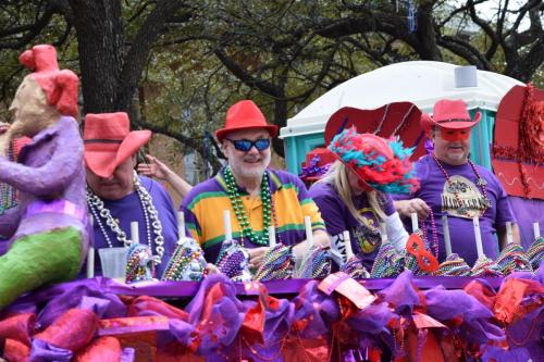 Bayport Parading Society and  Mystic DJ Riders Mardi Gras Parade
