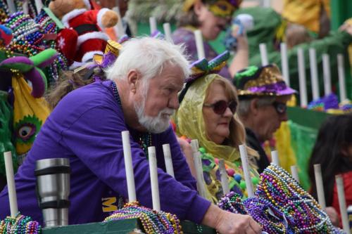 Bayport Parading Society and  Mystic DJ Riders Mardi Gras Parade