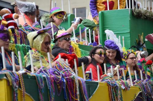 Bayport Parading Society and  Mystic DJ Riders Mardi Gras Parade