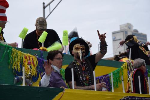 Bayport Parading Society and  Mystic DJ Riders Mardi Gras Parade