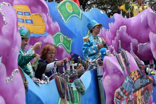 Bayport Parading Society and  Mystic DJ Riders Mardi Gras Parade