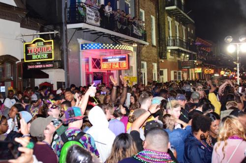 Mardi Gras in the French Quarter 2018