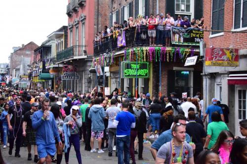Mardi Gras in the French Quarter 2018