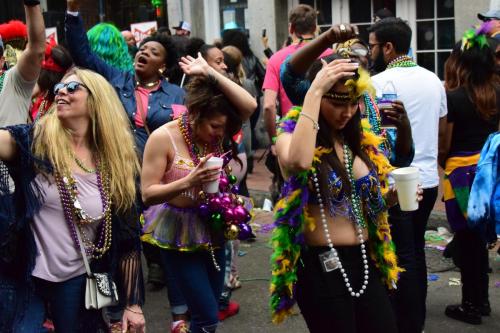 Mardi Gras in the French Quarter 2018