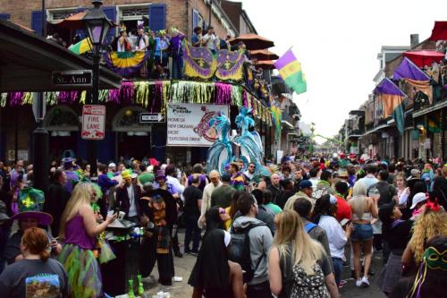 Mardi Gras in the French Quarter 2018