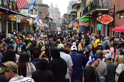 Mardi Gras in the French Quarter 2018