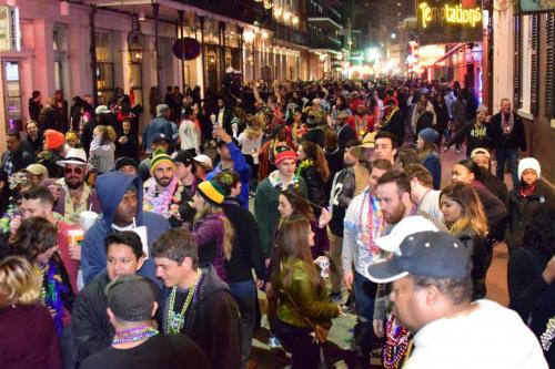 Mardi Gras in the French Quarter 2018