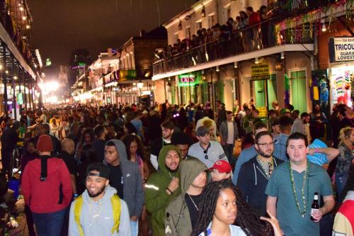 Mardi Gras in the French Quarter 2018
