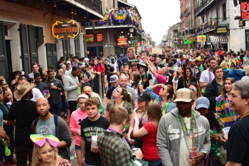 Mardi Gras in the French Quarter 2018