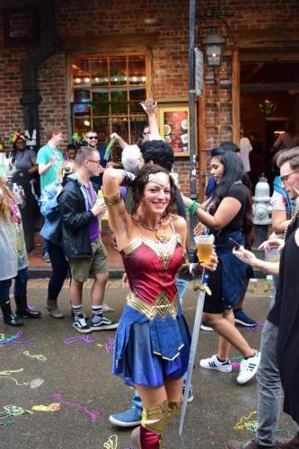 Mardi Gras in the French Quarter 2018