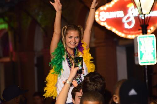 Mardi Gras in the French Quarter 2018