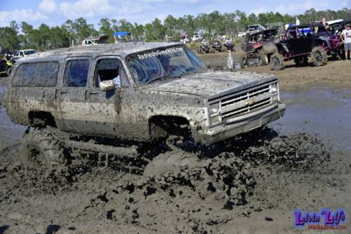 Trucks Gone Wild at Redneck Mud Park - Spring Break - Daytime 1960